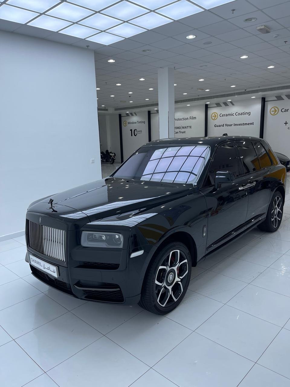 Rolls-Royce Cullinan Black Badge — window tinting Sharjah